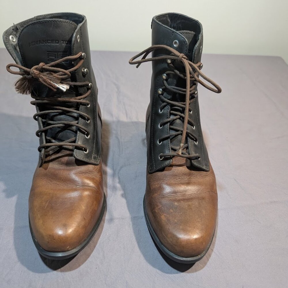 Ariat Black and Brown Lace Up Boots